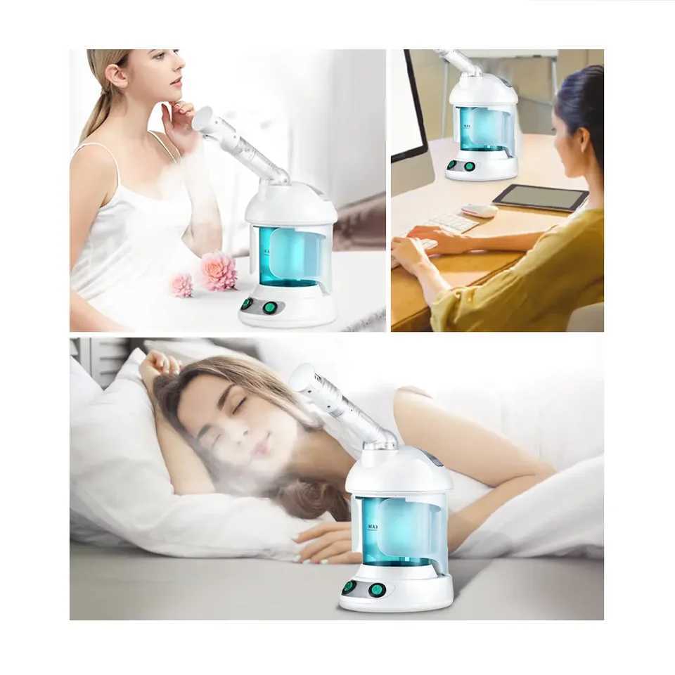 Salon Home Use Hot Ionic Facial Steamer Vaporizer Skin Care Moisturizer Pore Face Ozone Steaming Warm Mist Sprayer HumidifierXJ250607
