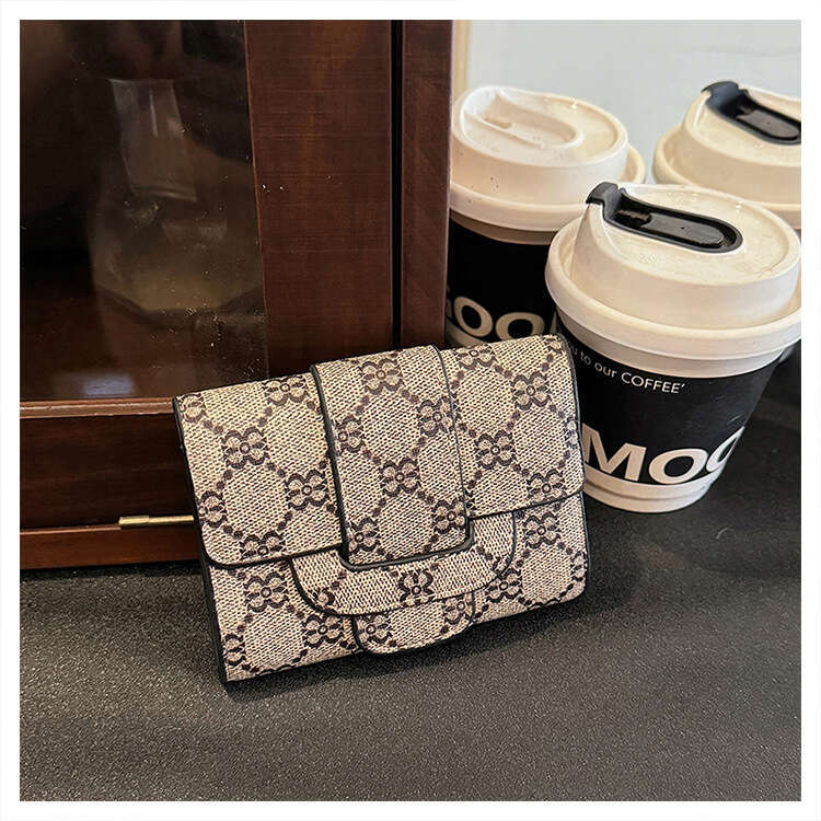 Short Wallet Print Elegant New Small Card Holder Fashion Versatile Clutch designer bag