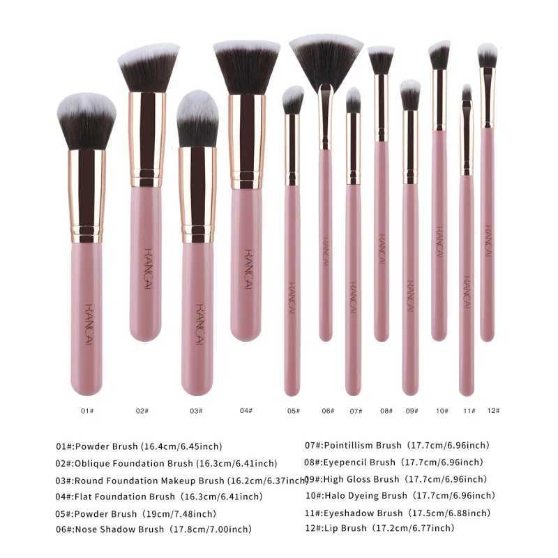New11/12/16Black Gold Makeup Brush Set Soft Hair Powder Brush Powder Foundation Brush Highlighter BrushW250605
