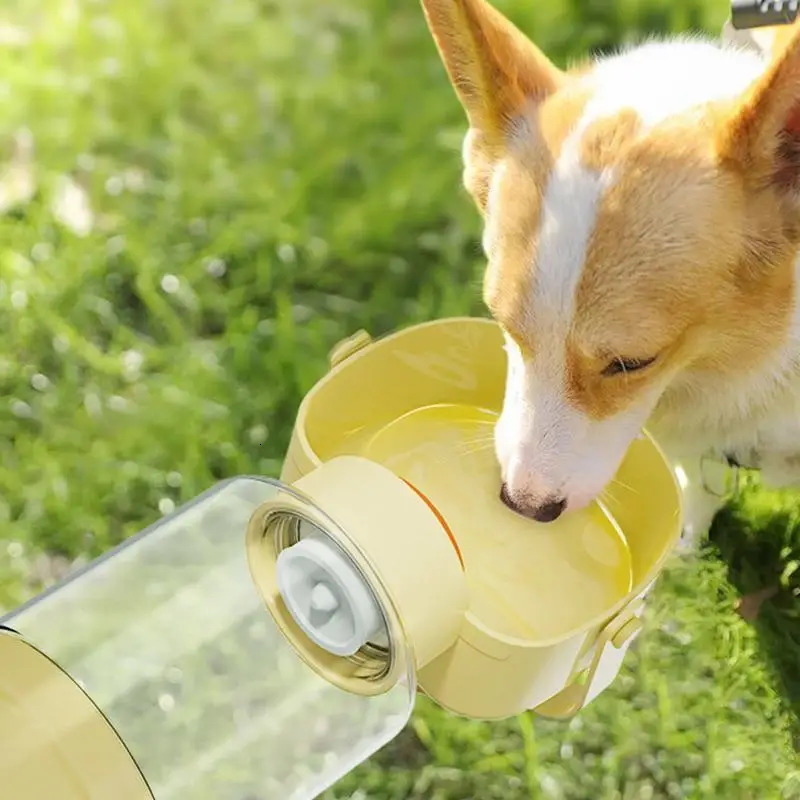 free shipp ing Travel B o t t l e Puppy Pet Dispenser Feeding Container L e akpr o of Water Bowl Lightweight Dog Stuff Acc e s sories 250604