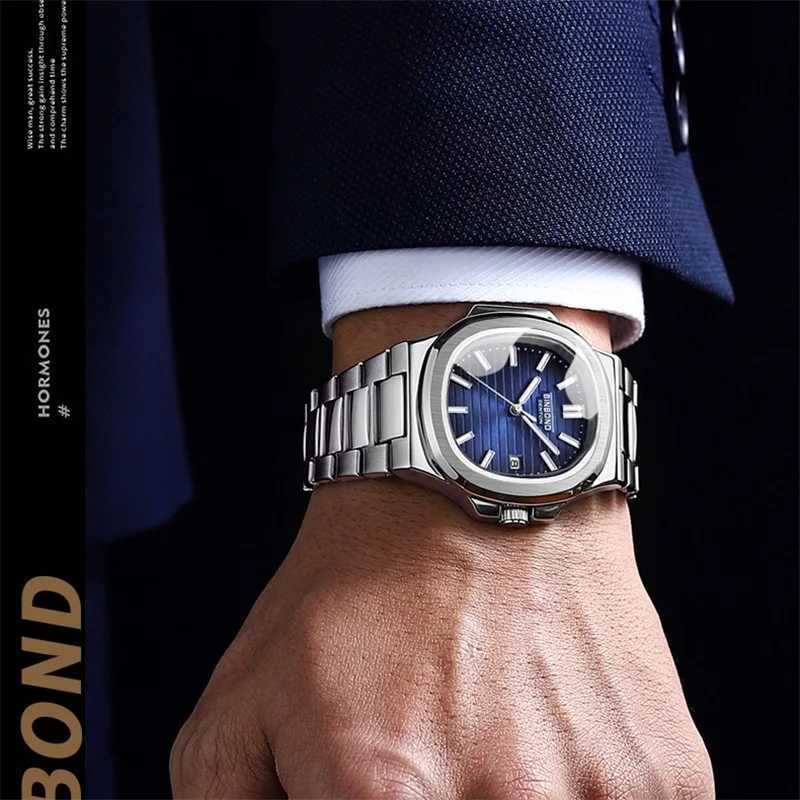 2025 New Top Brand Luxury Fashion Mens Watches Sport Waterproof Simple Ultra-Thin Watches Men Quartz Clock Relogio Masculino+Box Y250605