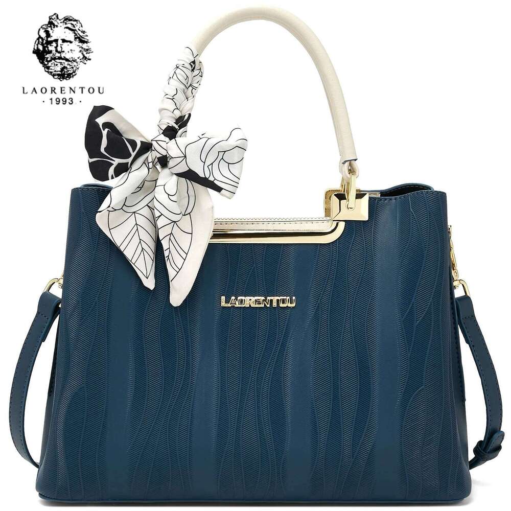 Women's Bags Designer LAORENTOU Elegant Women Tote Handbag Fashion Large Shoulder Cowhide Design Lady Crossbody Bag Purse Gift For Wife,Mom