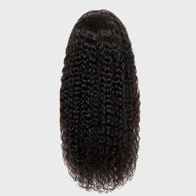 natural black curved hairstyle 13 x 6 hd lace wig w prebleached top knot for easy styling