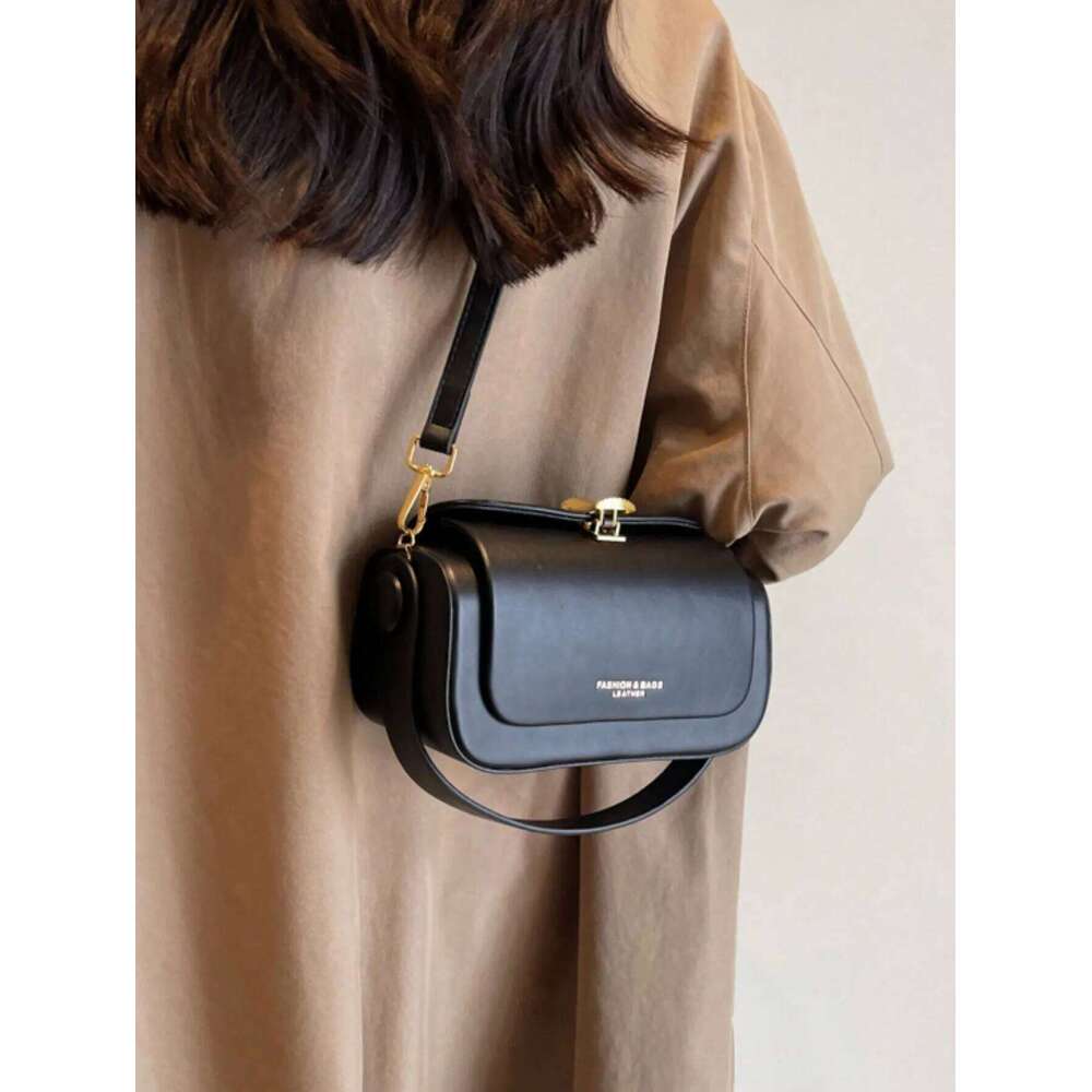 Women s Fashion Box Shaped Crossbody Bag Handheld Elegant Minimalist Large Capacity Shoulder Handbag With Top Handle
