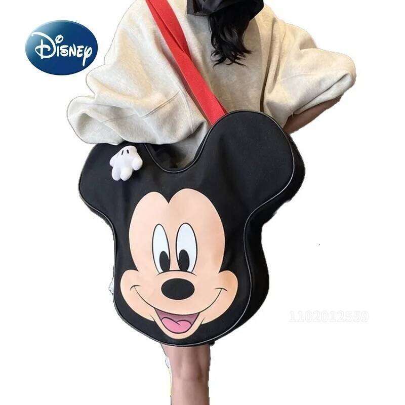 Minnie New Handbag Cartoon Fashion Shoulder Large Capacity Canvas Storage Women's Bag