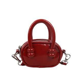 Korean Style INS New 2025 Niche Design Boston for Women Simple Mini Handbag Crossbody Small Square Bag