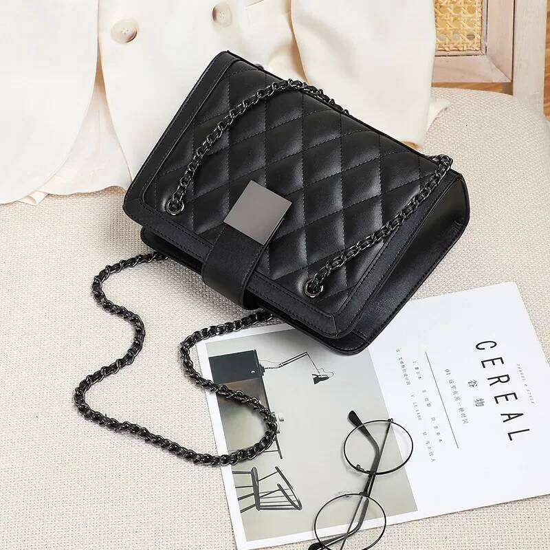 New High-End Fashion Crossbody Chain Versatile Single Shoulder Armpit Bag Women's 100% Genuine Leather 2025/06/05