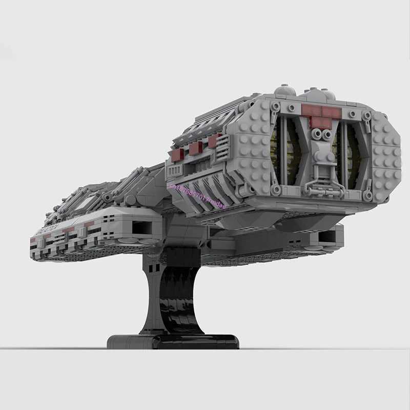 NEW 2222PCS Famous Movie MOC Galactic Battlestar Galactica model DIY creative ideas Spaceship Children Toy Birthday Gift Blocks W250605