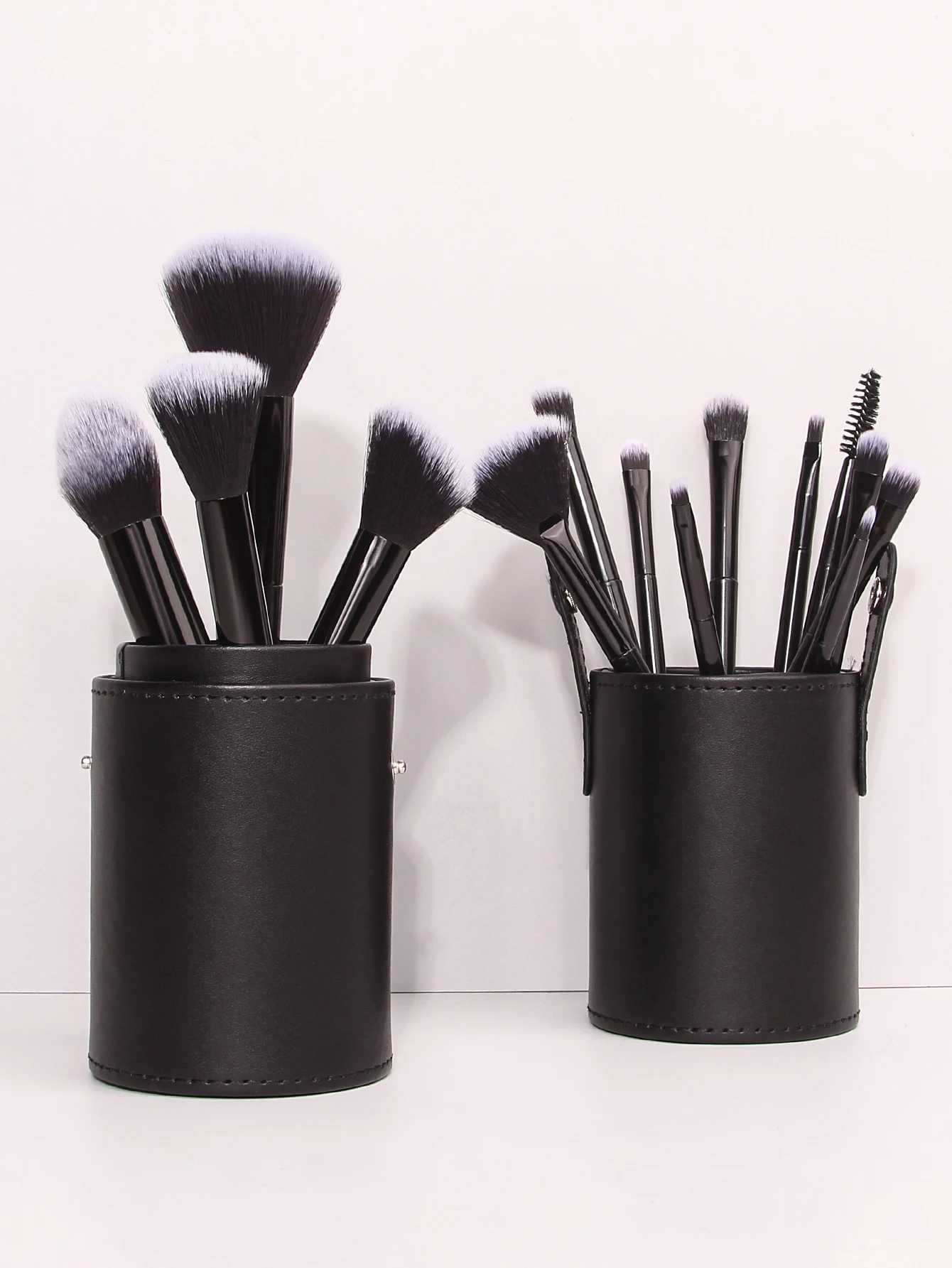 15PCS Professional Makeup Brush Set With Makeup Brush Holder Soft Bristle Cosmetic Brushes Competitive Price W250605