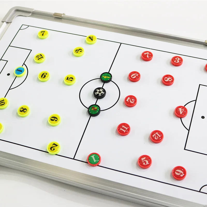 Football Tactic Board Soccer Training Match Coaching Clipboard Aluminum Alloy Wear-resistant Portable Football Tactical Board 250605