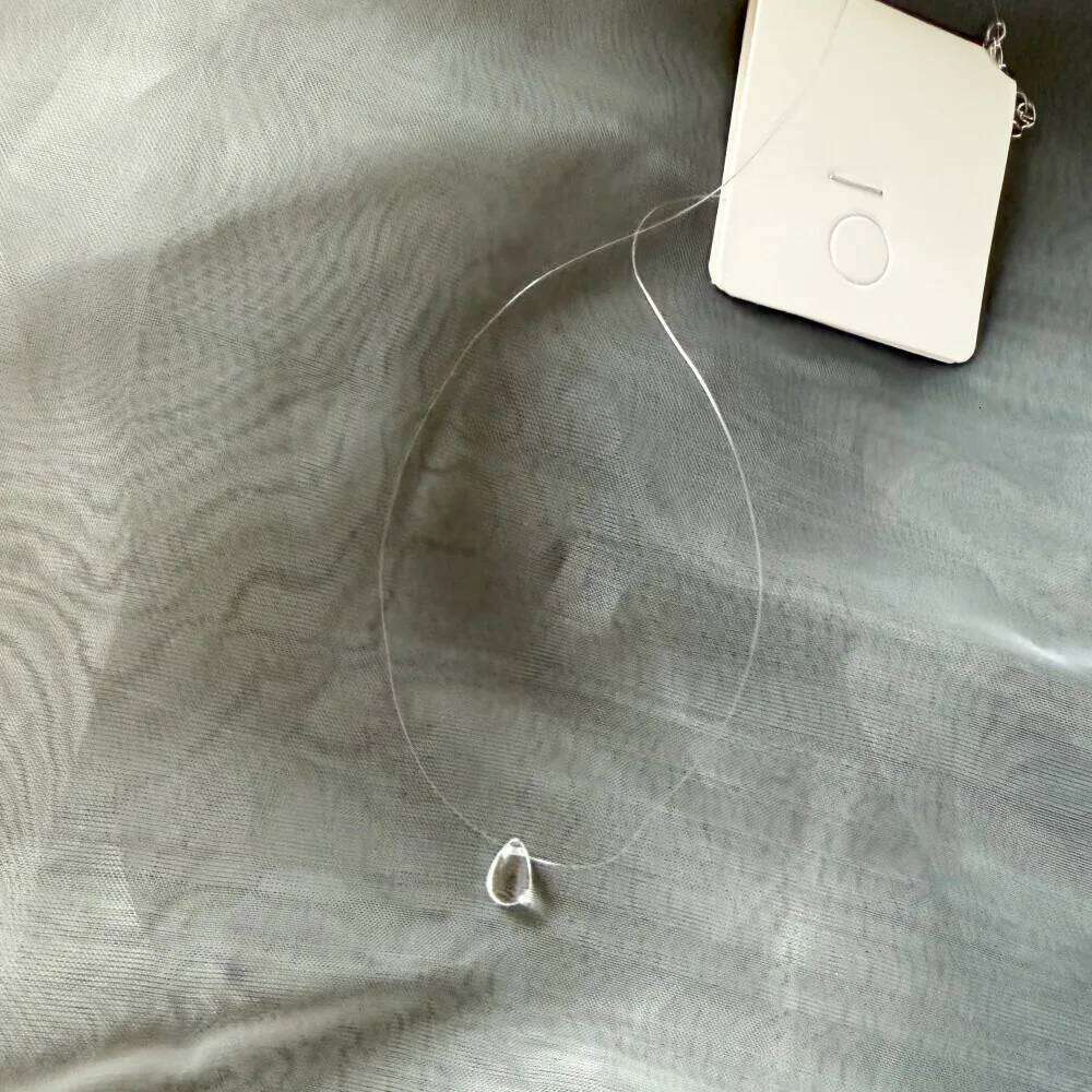 Crystal Water Drop Necklace,Raindrop Earrings,Minimalist Ice-Clear Dewdrop Jewelry,Alloy Women's Elegant Accessories Wholesale