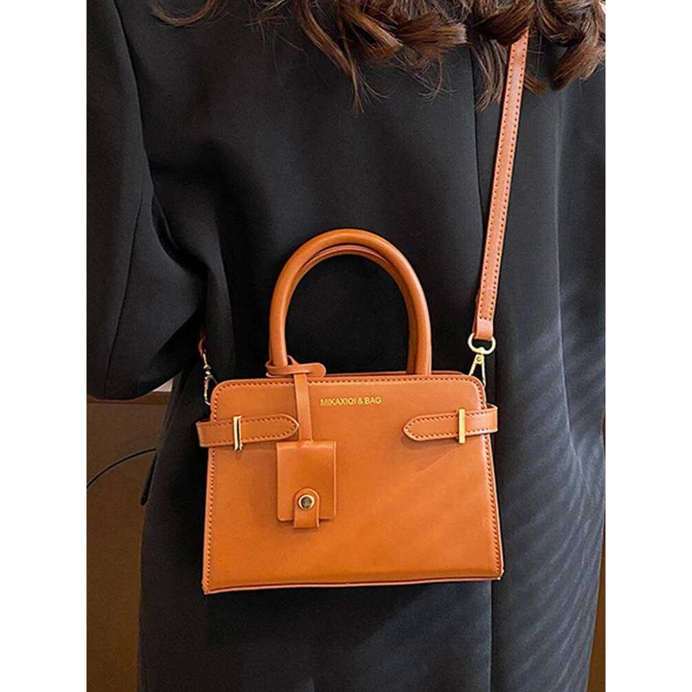 Women's Bags Designer New PU Leather Small Handbags Women Winter Solid Color Crossbody Bag Female Daily Commuter Shoulder Bags