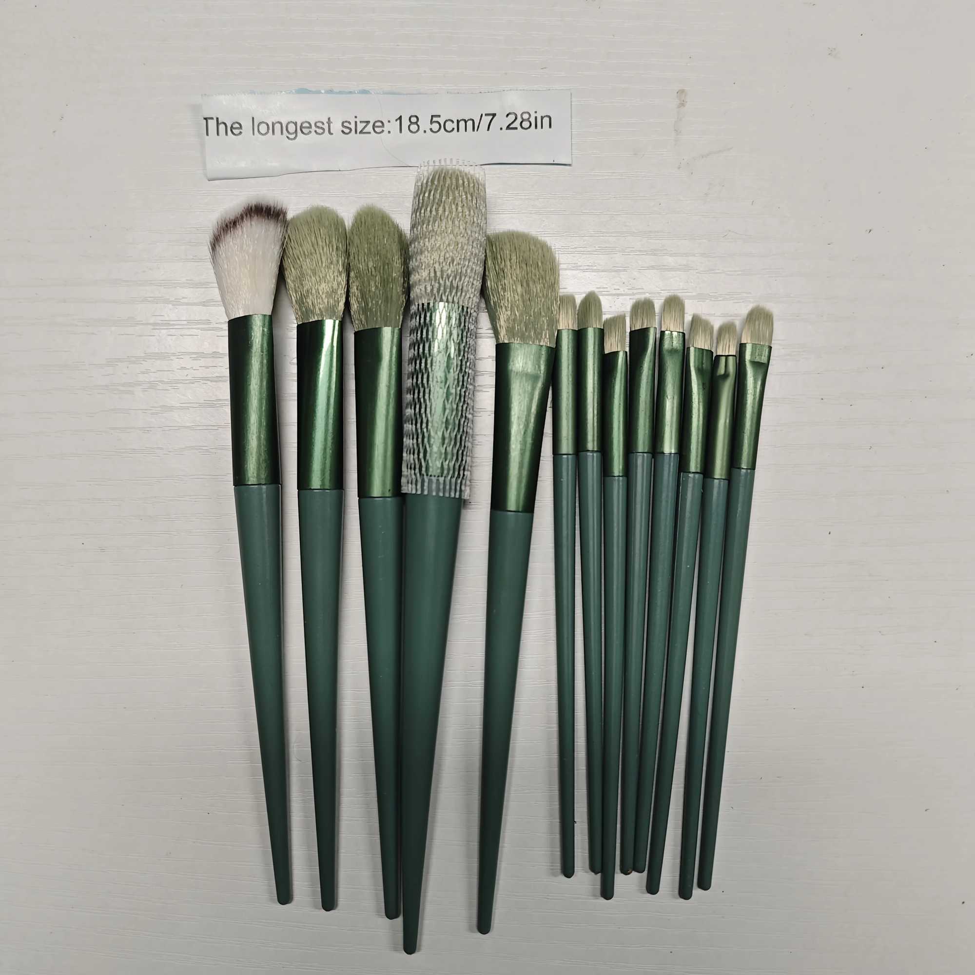 13pcs Makeup Brush Set Includes Perfect Soft Pouch Premium Pinkish Hue Cosmetic Implements with Quality Fibers Portable Case W250605