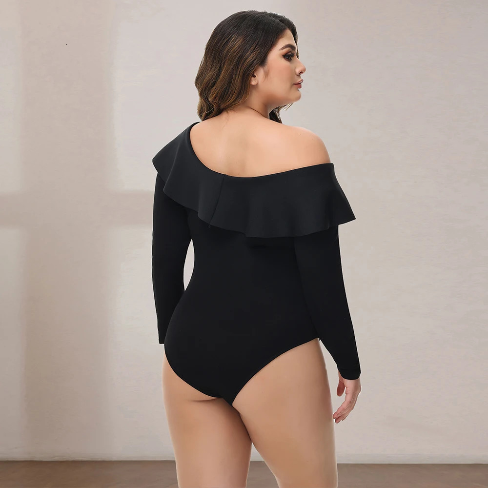 Maternity Poshoots Bodysuit Off Shoulder Ruffle Neck Long Sleeve Sexy Pregnancy Women Leotard Bodycon Po Shoot Props 250530