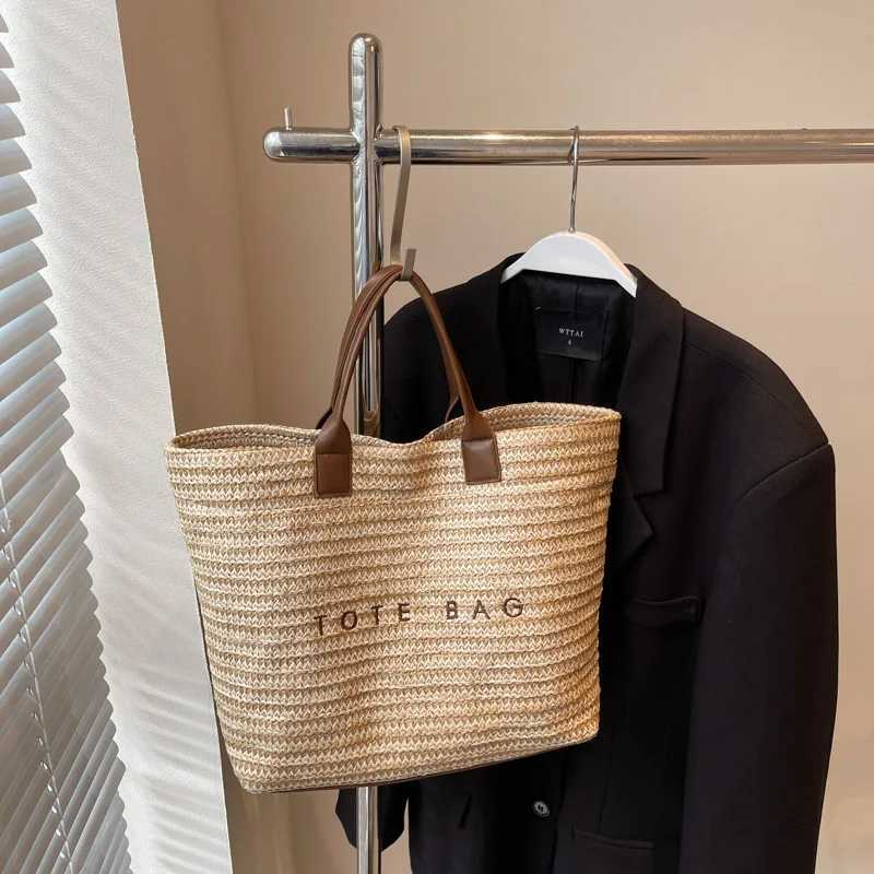 Str Beach Fashion Woven Bag Handbag for Women Travel Vacation Y250605