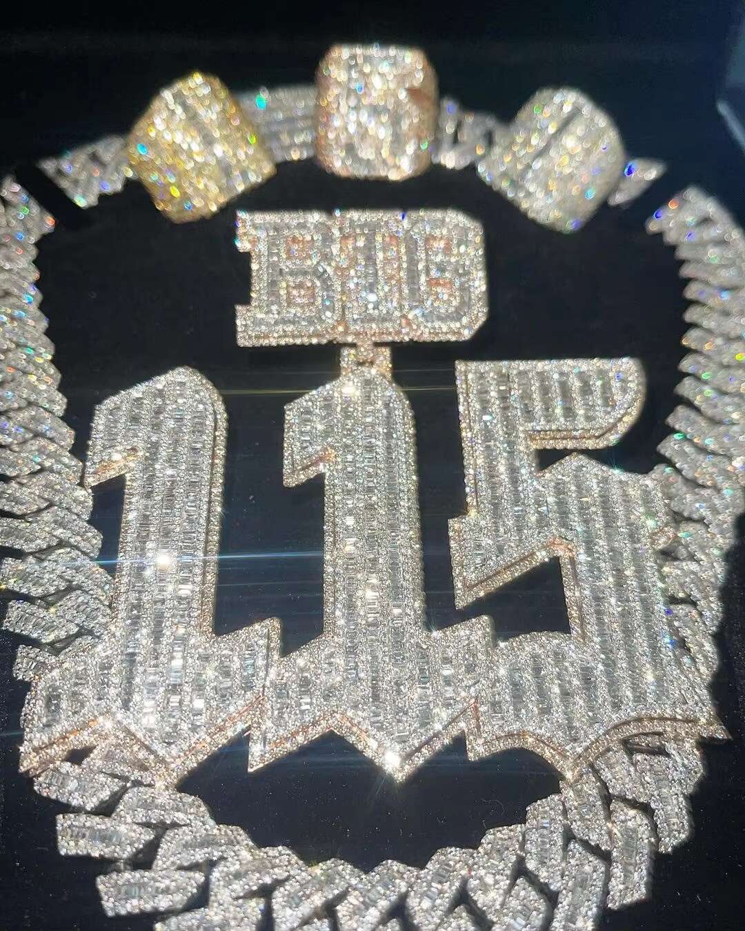 Hip Hop 925 Silver Custom Pendant Iced Out Jewelry VVS Moissanite Diamonds Custom Necklace Initial R Pendant