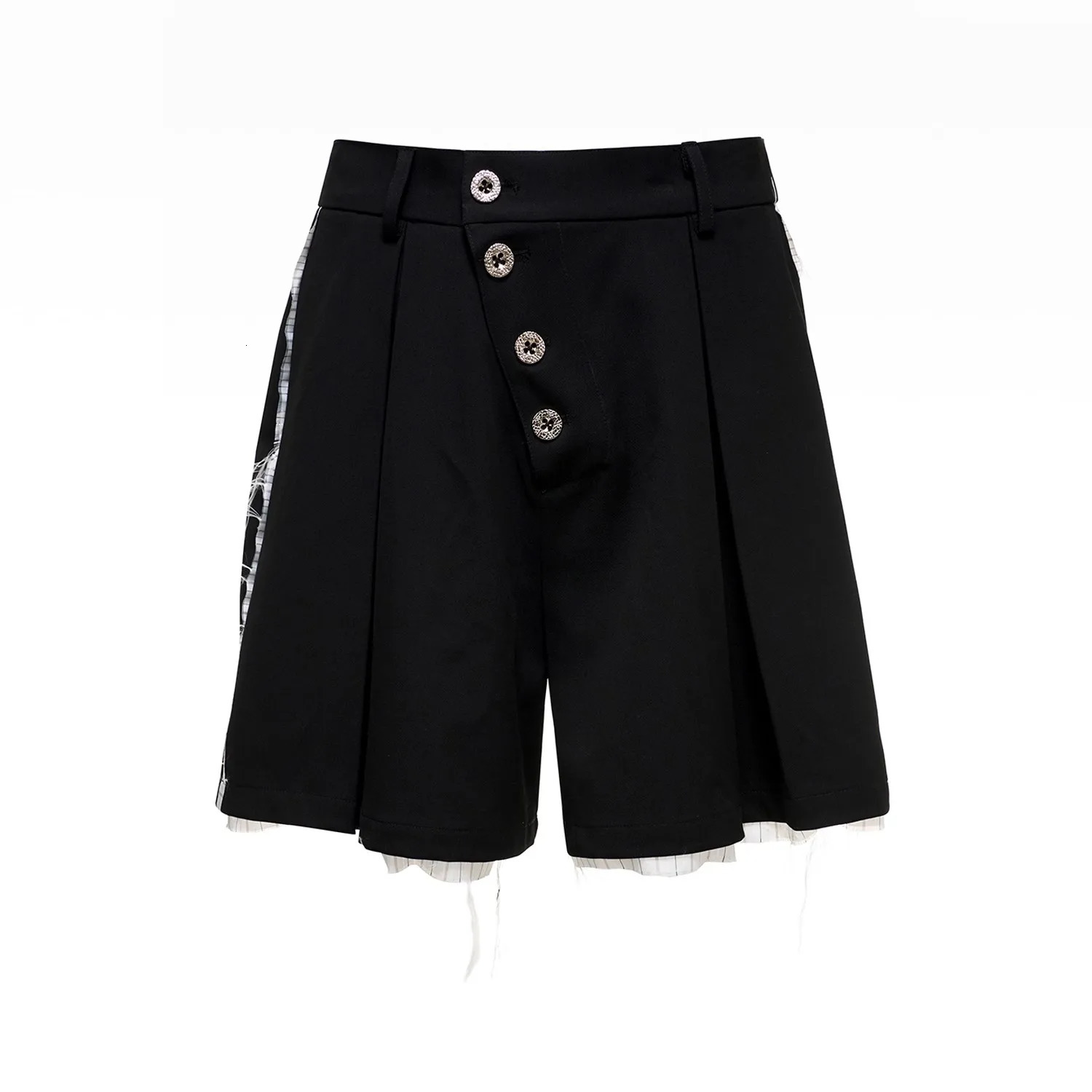Mauroicardi Spring Summer Soft Color Block Patchwork Shorts for Men with High Waist Short y ner Emo 2 Clothes 250604