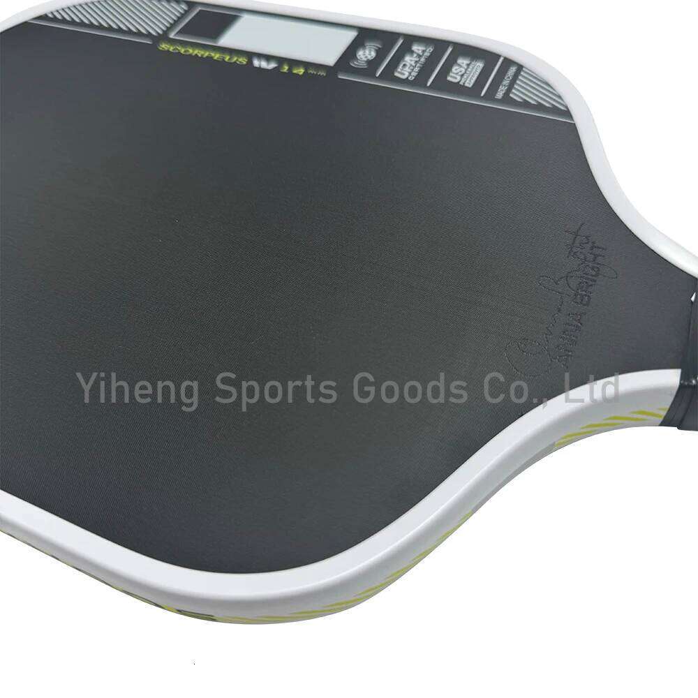 Joola ANNA BRIGHT Scorpeus Shape PRO IV TFP Foam Fill 14mm Thickness GEN4 Thermoformed Toray T700 Carbon Fiber Pickleball Paddle