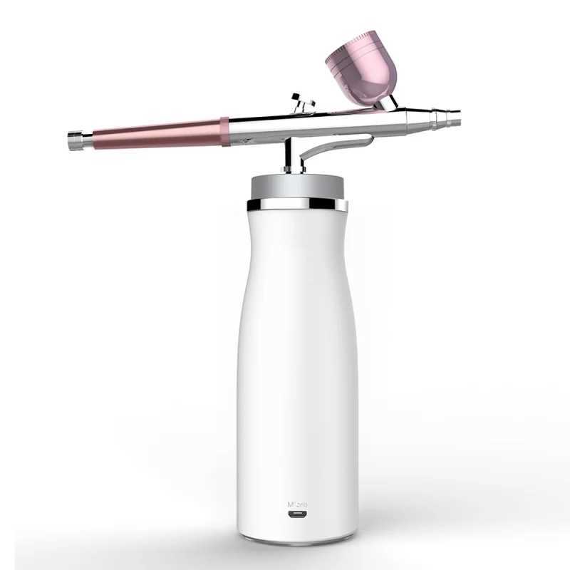 2021 Yeni Gelenler El Tipi Yz Nemlendirici Oksijen Pskrtme Tabancas Nano Oksijen Enjeksiyon Kozmetik Cihaz XJ250607