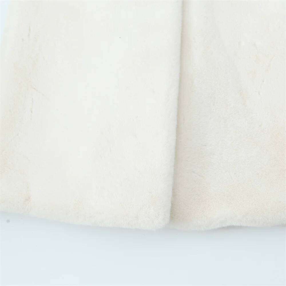 UNIZERA with belt, lapel, solid color, medium to long plush coat, autumn and winter new warm coat for women