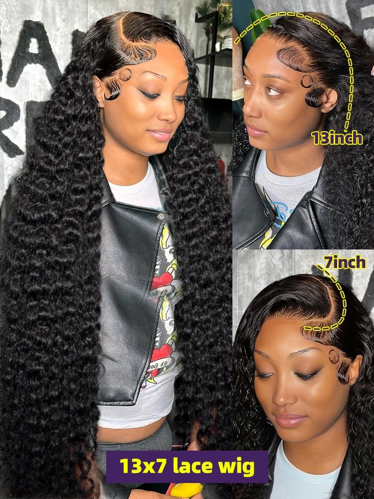 250 Density Loose Deep Wave 13x6 HD Lace Frontal Human Hair Wigs 30 40 Inch Curly Wigs 13x4 Wig synthetic lace front wigs