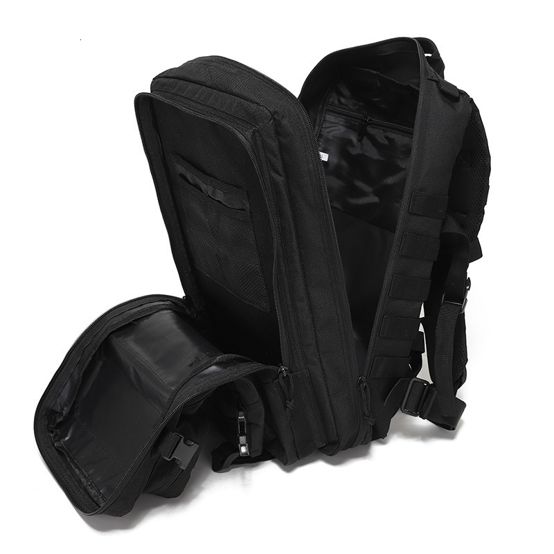 Outdoor Sports Water-Resistant Backpack Hiking Climbing Camping Durable MOLLE Expansion 3P Tactical Bag