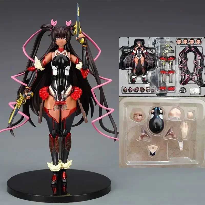Taimanin Asagi 3 Action Figure 18cm Mizuki Yukikaze Iga Sakura Asagi Figurine Collectible PVC Model Doll Toy Customized Gifts XJ250605