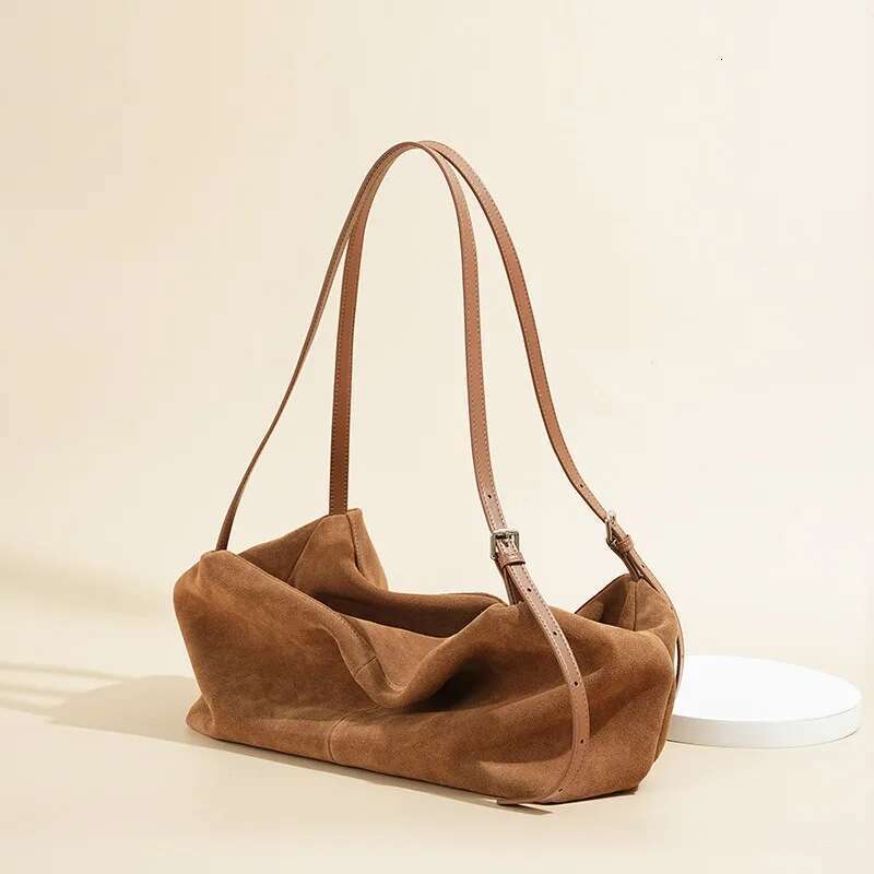 Designer Pillow Women New High Quality Suede Large Capacity Shoulder Exquisite Elegant Minimalist Tote Bag