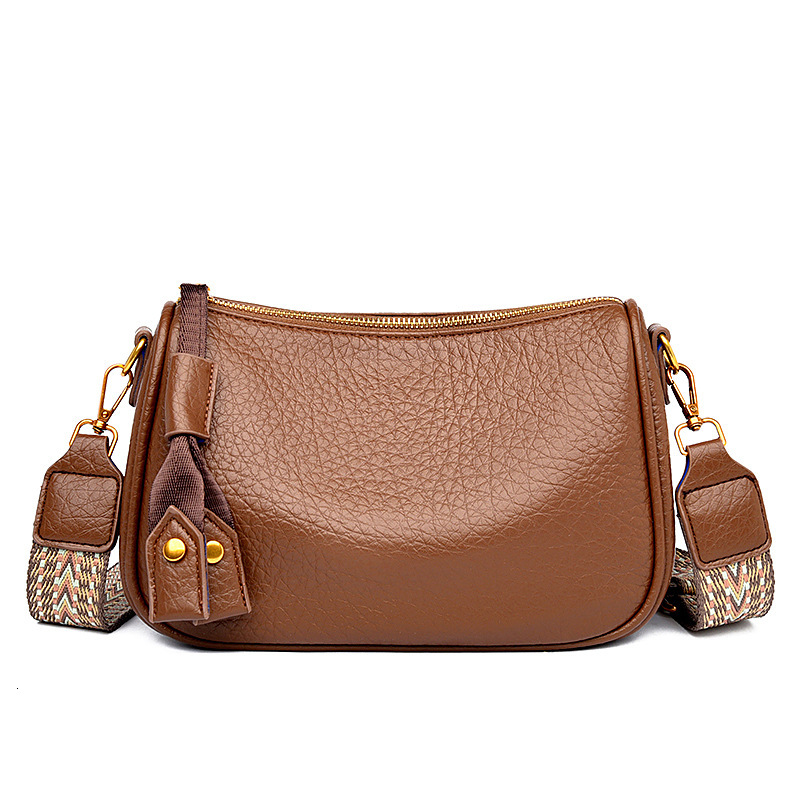 Women's Single Shoulder Underarm Bag with Wide Shoulder Strap, Retro Crossbody Bag Designer, Women's Trendy Single Shoulder Bag