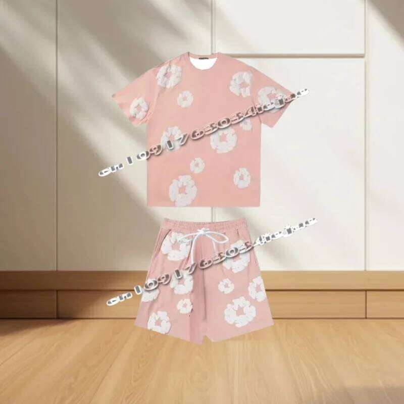 2025 New Trend High Street Fashion Women's Daily Short Sleeve T-Shirt suit Men's Quick-Drying Breathable Skin-friendly