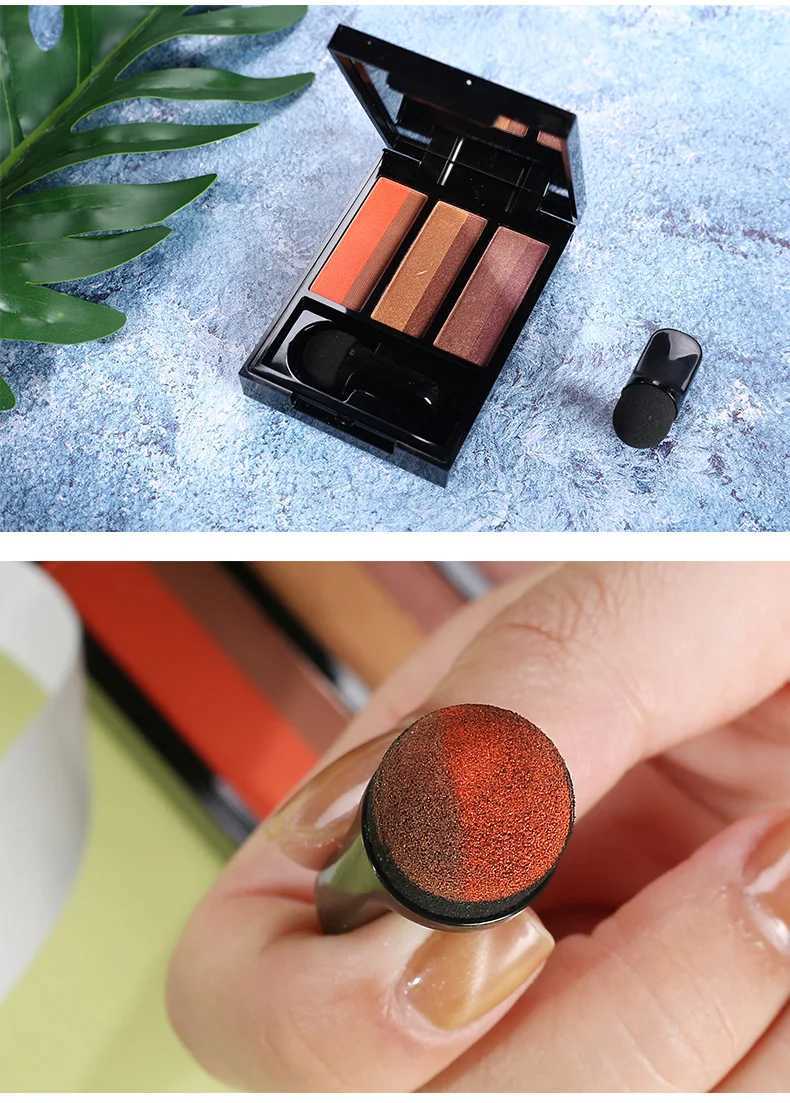 Mini Mushroom Head TR 6 Colors Eyeshadow Palette Pumpkin Shades Easy Blend Long Lasting Portable Makeup Kit for Women W250605