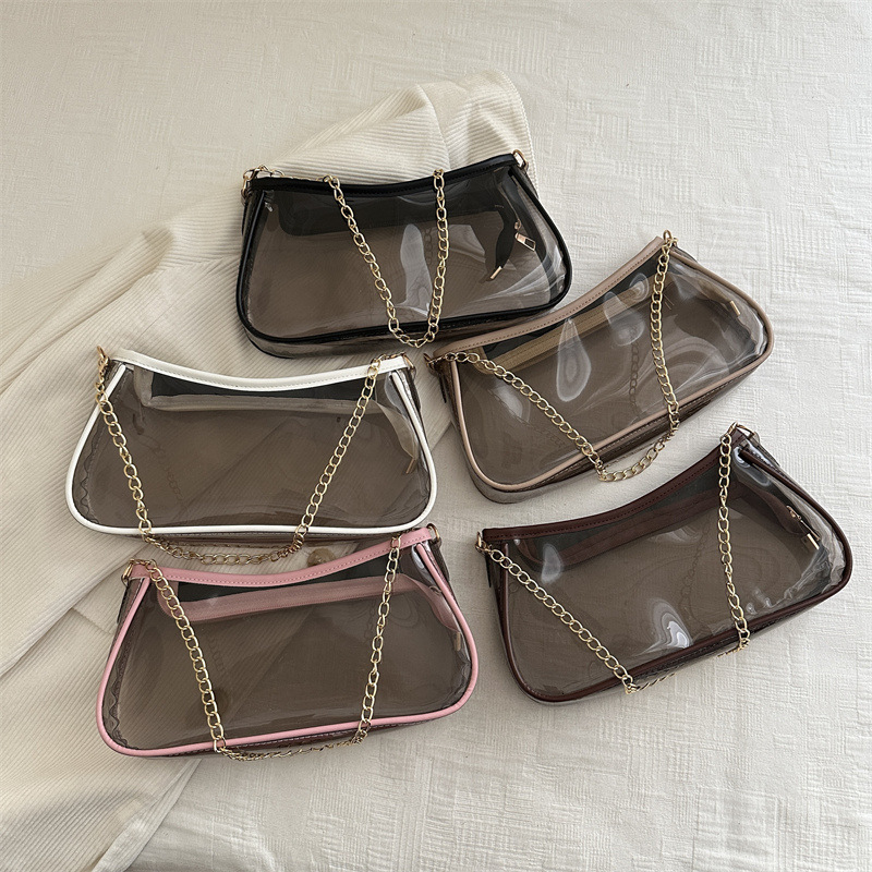 designer Vintage Texture 2025 Handheld Underarm Bag Stylish Korean Casual Niche Design Simple Commuter Solid Color Crossbody Bag