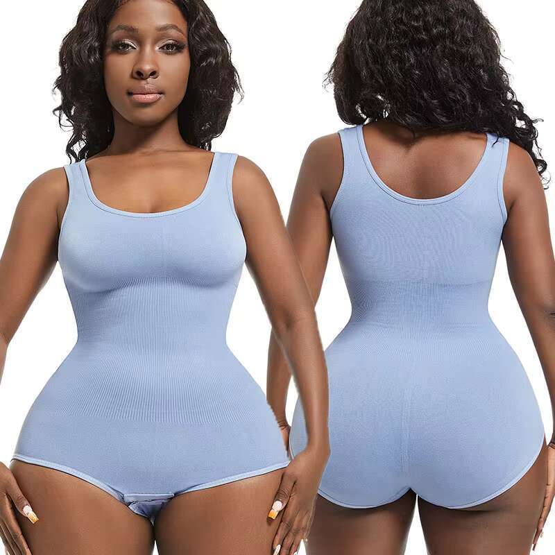 DHessentials Wholesale Plus Size Seamless Shapewear Ladies Tummy Control Bodysuit Body Shaper Colombianas Underwear made of Spandex