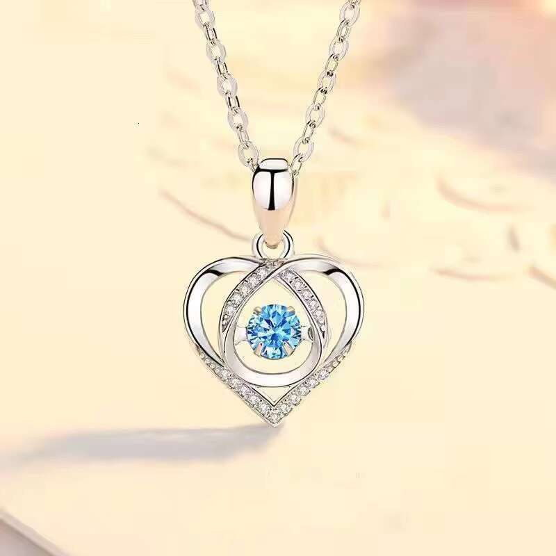 2025 Hot Sale Products Gift Heart-shaped Diamond Pendant Fashion Jewelry Necklace for Women