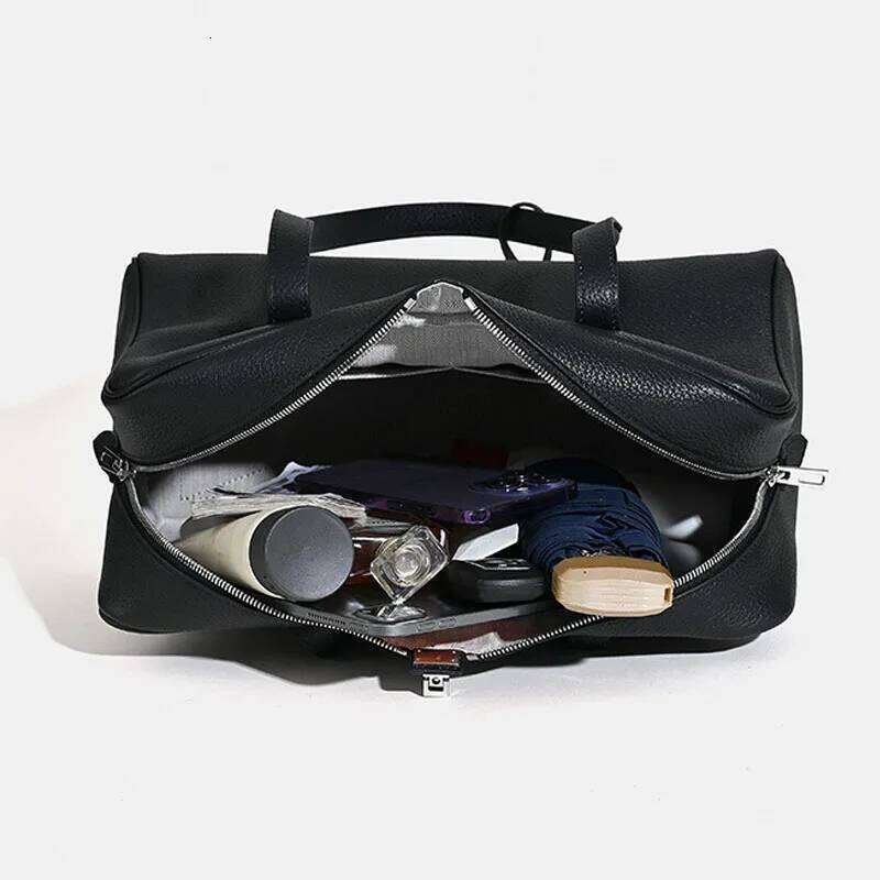 Women's Bags Designer 25 New Head Layer Cowhide Tote Versatile Commuting Genuine Leather Women's Handbag Retro Bowling Bag