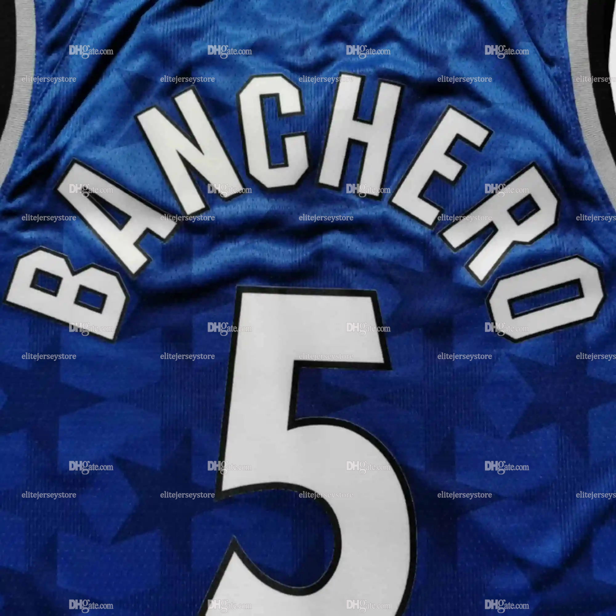 Personalized Custom Basketball Jersey Paolo Banchero Franz Wagner Jonathan Isaac Cole Anthony Anthony Black Embroidered Letter Number Design Polyester