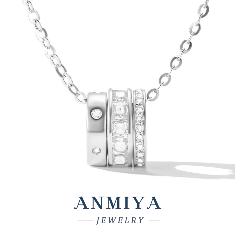 925 Sterling Silver Necklace Edgy Pendant Silver Jewelry for Women Bold Chain Link Design Casual Hangouts