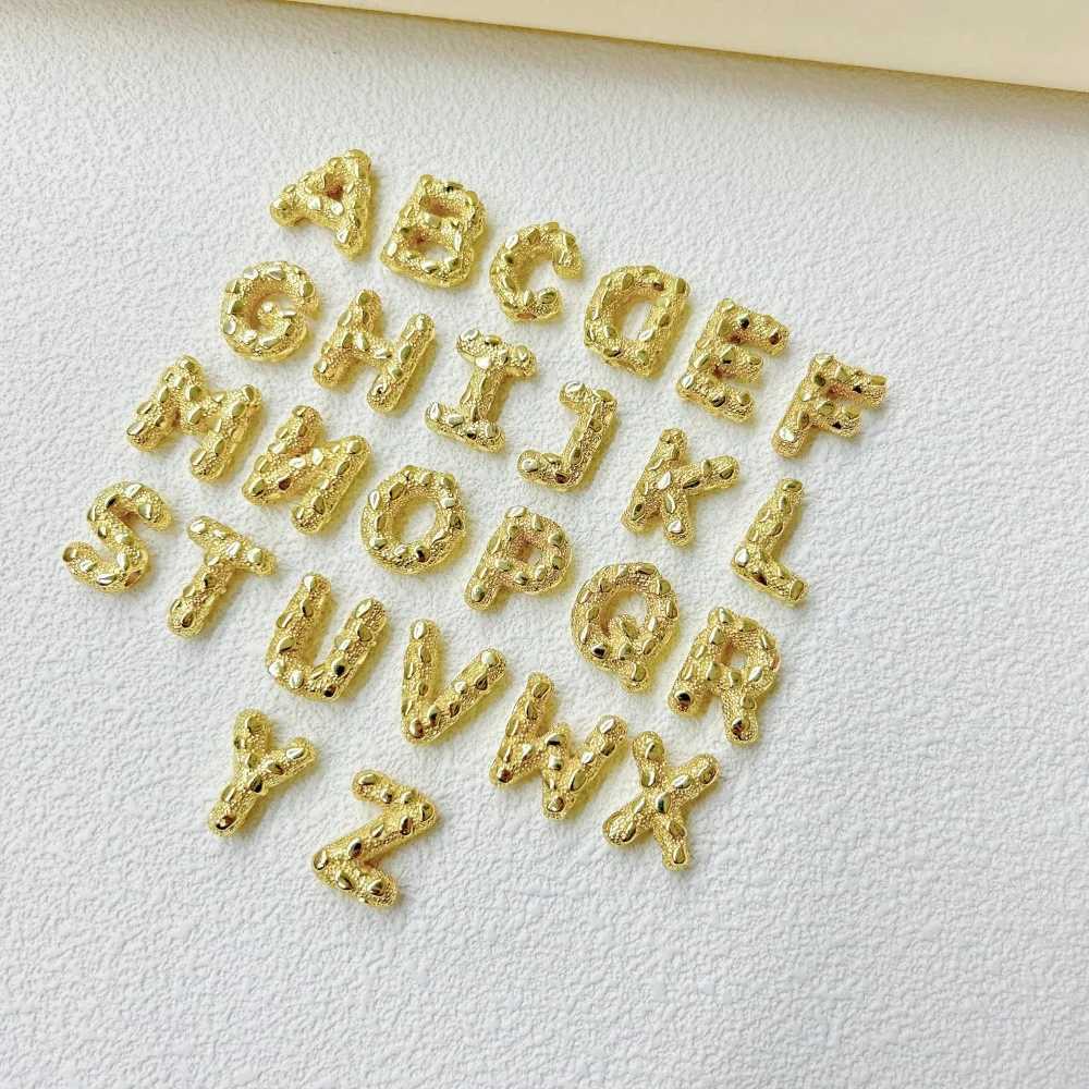 European and American personality trends exaggerated irregular A-Z26 letter pendant for necklace bracelet accessories material XJ250604