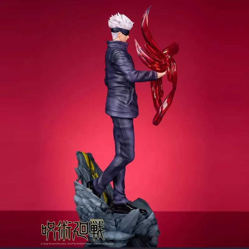 28cm Anime Jujutsu Kaisen Gojo Satoru Kids Toys PVC Model Statue Collection Brinquedos Action Figure Birthday Toys GiftXJ250605