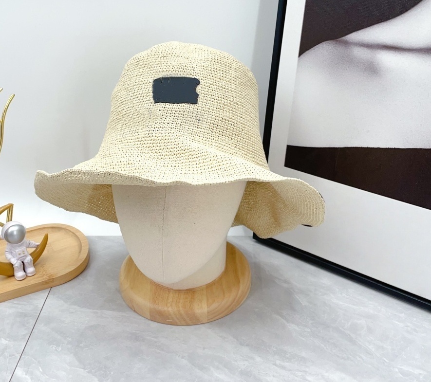 Unisex strap straw hat designer bucket hat hut sun hat summer hat bucket hat designer beach hat designer hat for women holiday hats beach sunhat