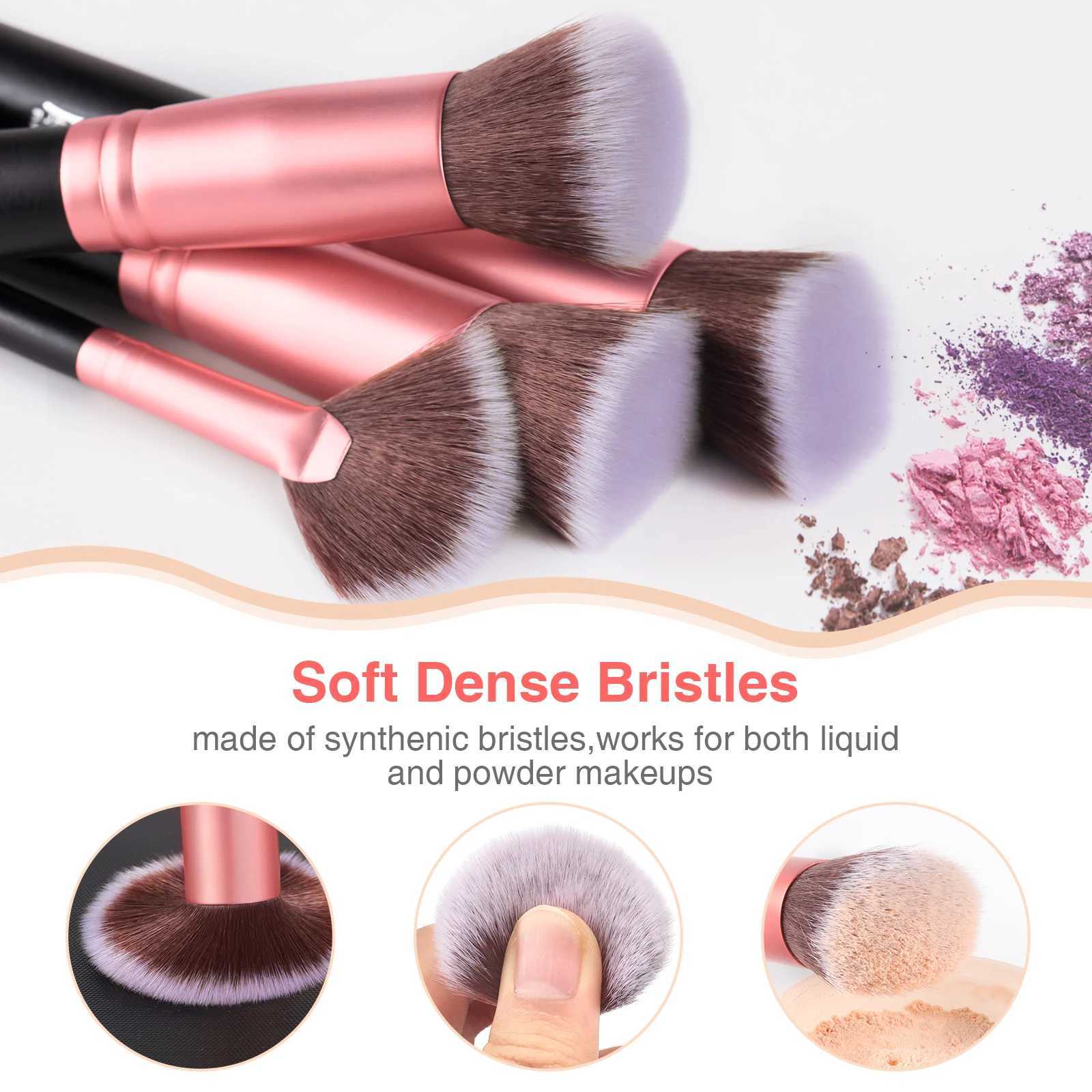 BESTOPE PRO Makeup Brushes Makeup Brush Set - 16 Pcs Premium Synthetic Foundation Concealers Eye Shadows Makeup Brushes setEye W250605