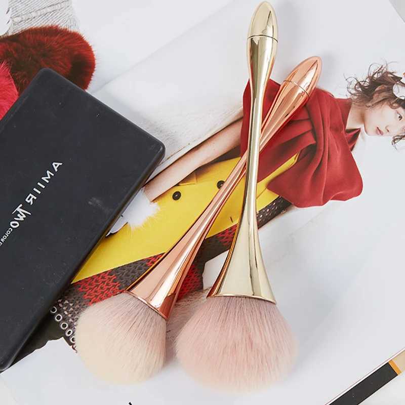 Nail Art Brush Makeup Brush slim Pretty Waist Designed Nail Dust Cleansing Soft Does Not Eat Brush Tool W250605