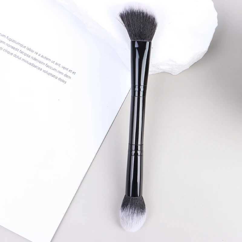 Double Head Makeup Brushes Highlighting Brush Face Contour Brush Soft Hair B Brush Beauty Cosmetic Tools W250605
