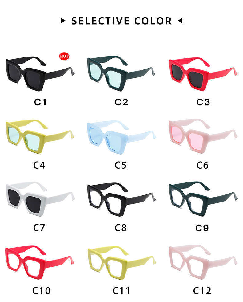 New Style Pink Spring Fashion UV Protection Full Frame Glasses Sunshade Sunglasses