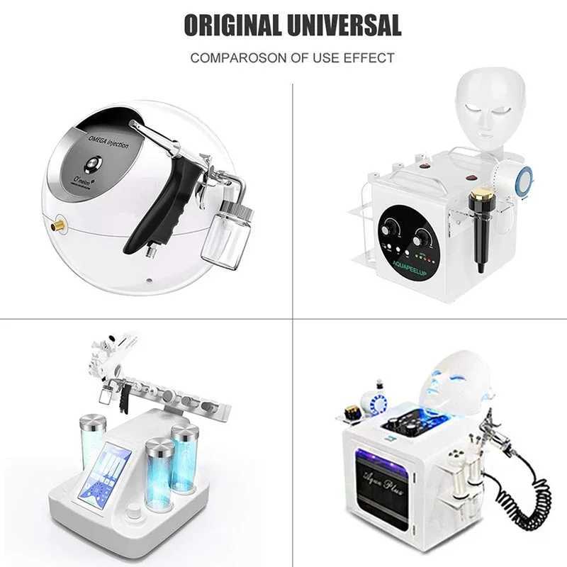 Professional Oxygen Infusion Facial Machine - Nano Jet Spray Gun for Deep Hydration Pore Cleansing Skin Rejuvenation Home Spa XJ250607