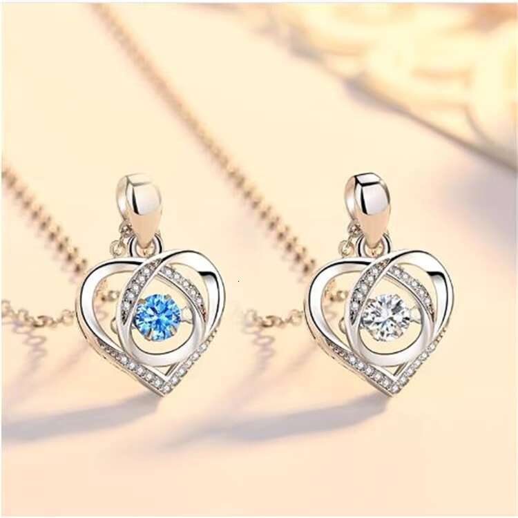 2025 Hot Sale Products Gift Heart-shaped Diamond Pendant Fashion Jewelry Necklace for Women