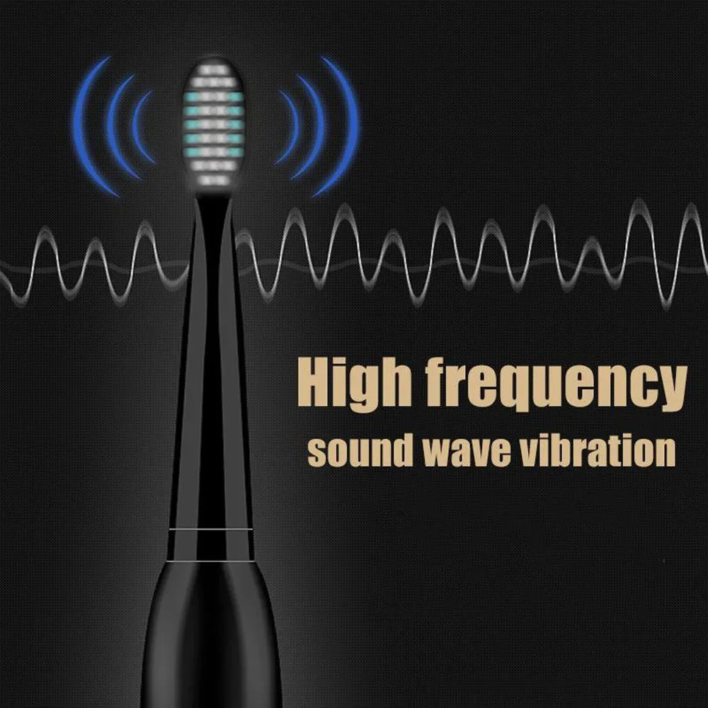 Powerful Ultrasonic Sonic Electric Toothbrush USB Charge Rechargeable Tooth Brush Washable Electronic Teeth Brush J110 250604