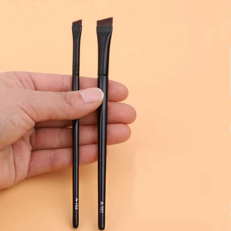 5/10/20/50 Pcs Brow Contour Makeup Brushes Eyebrow Eyeliner Brush Professional Super Thin Angled Liner Eye Brush Make Up Tools W250605
