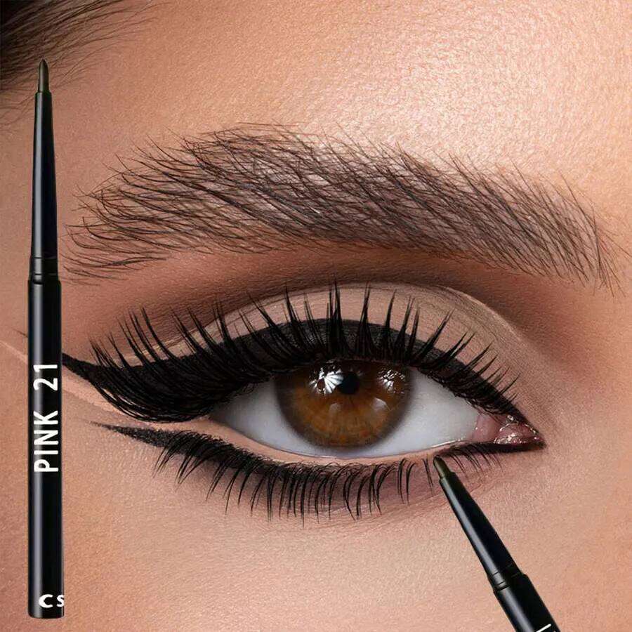 3pcs Waterproof Black Eyeliner Pencils-Smudge-Proof, Long-Lasting &Beginner-Friendly Eye Makeup free shipping