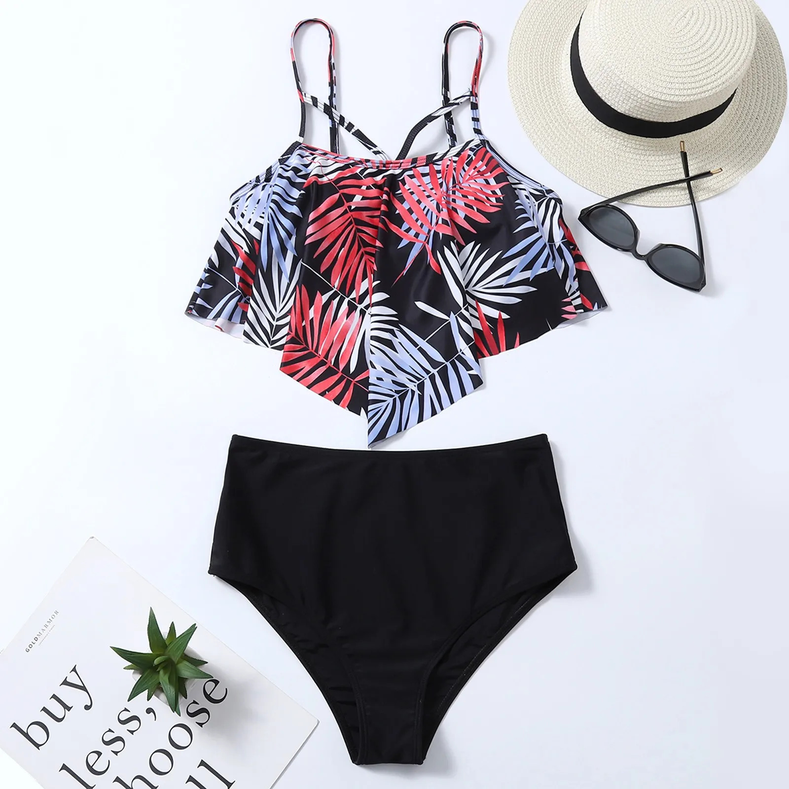 Sexy Two Pieces Bikini Women Fashion Vintage Printed Push Up Swimsuit Brazilian Beach Bathing Suit Swumwear Biquini 250530